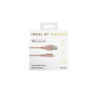 Ideal of Sweden Charging Cable Usb A-Lightning Blush Pink 2M